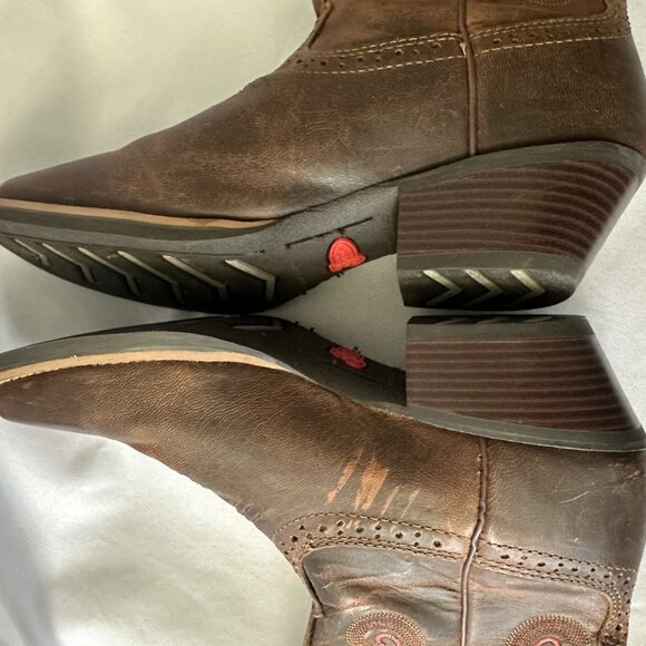 Justin Womens Boots SVL7319 Sevana Coffee Brown Size 9B LIKE NEW - Picture 5 of 8